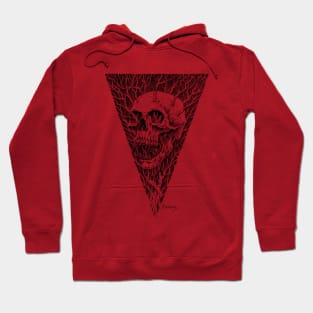 Screaming Skull Line Art Hoodie